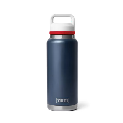 Yeti Unisex Rambler 36 Oz White Navy Rescue Red Water Bottle