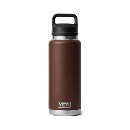 Yeti Rambler 36 Oz Chug Cap Wetlands Brown Water Bottle
