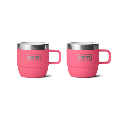Yeti Rambler 6oz Tropical Pink Stackable Mugs