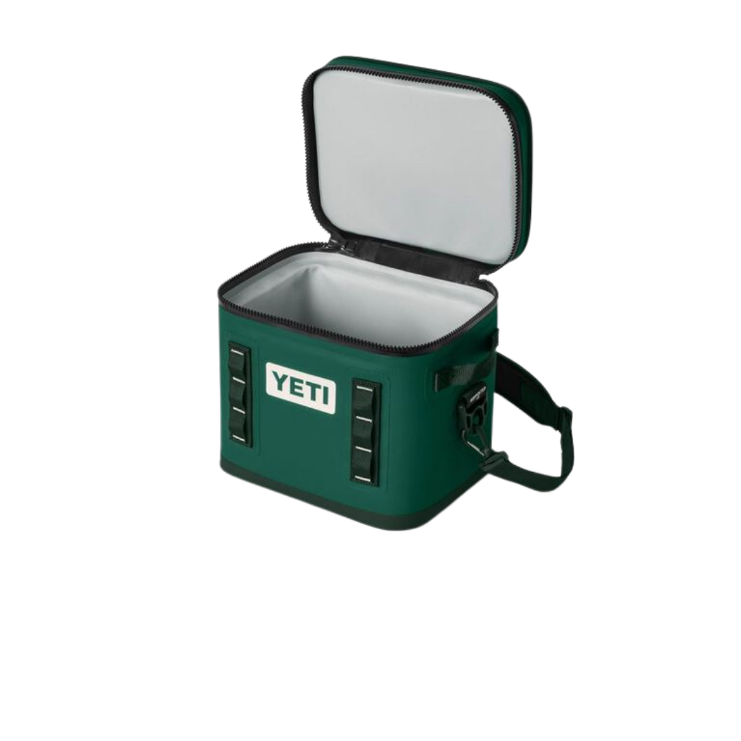 Yeti Hopper Flip 12 Black Forest Green Soft Cooler