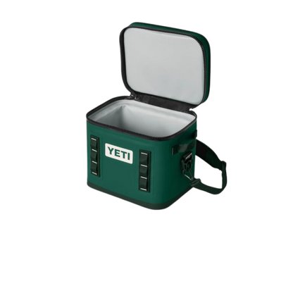 Yeti Hopper Flip 12 Black Forest Green Soft Cooler