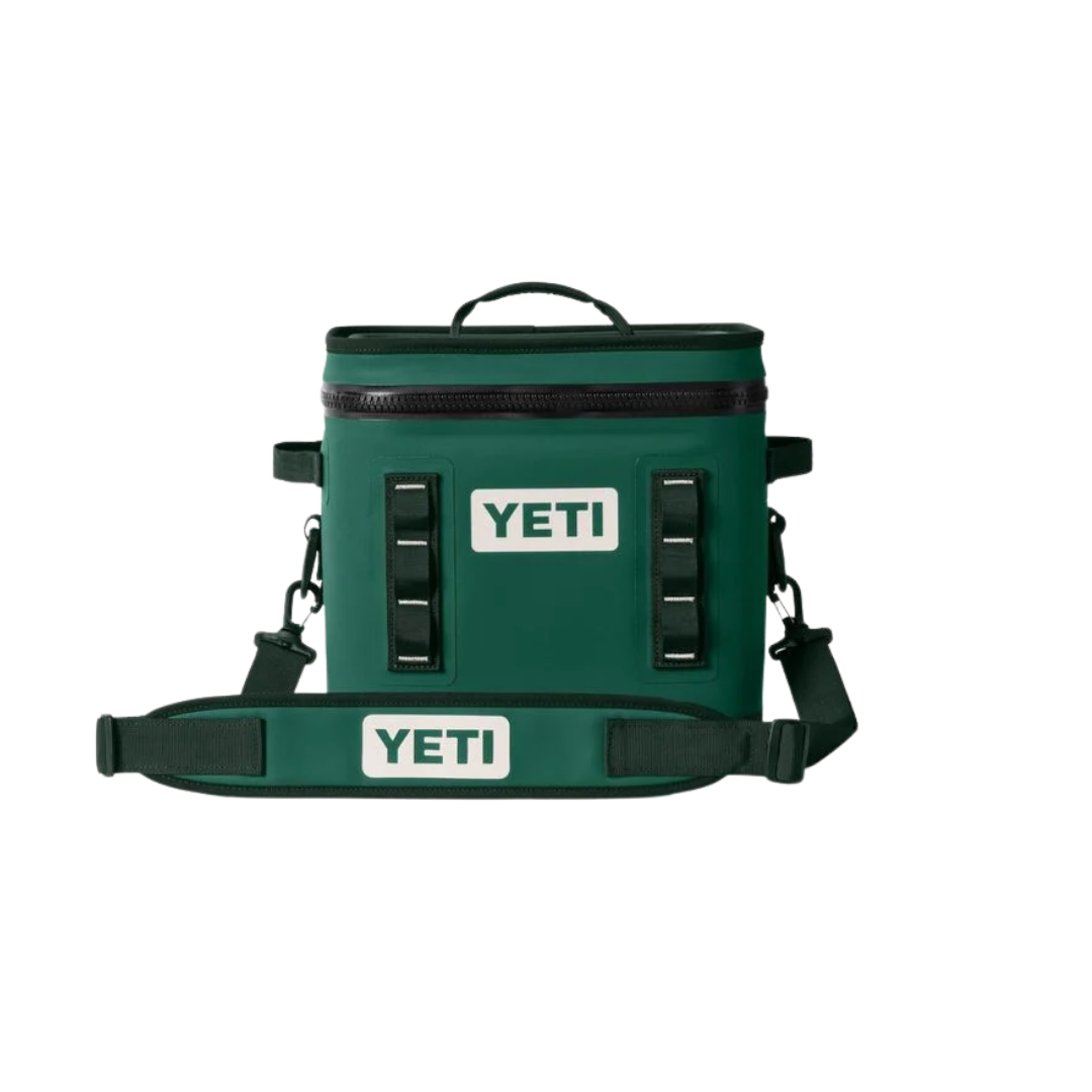 Yeti Hopper Flip 12 Black Forest Green Soft Cooler