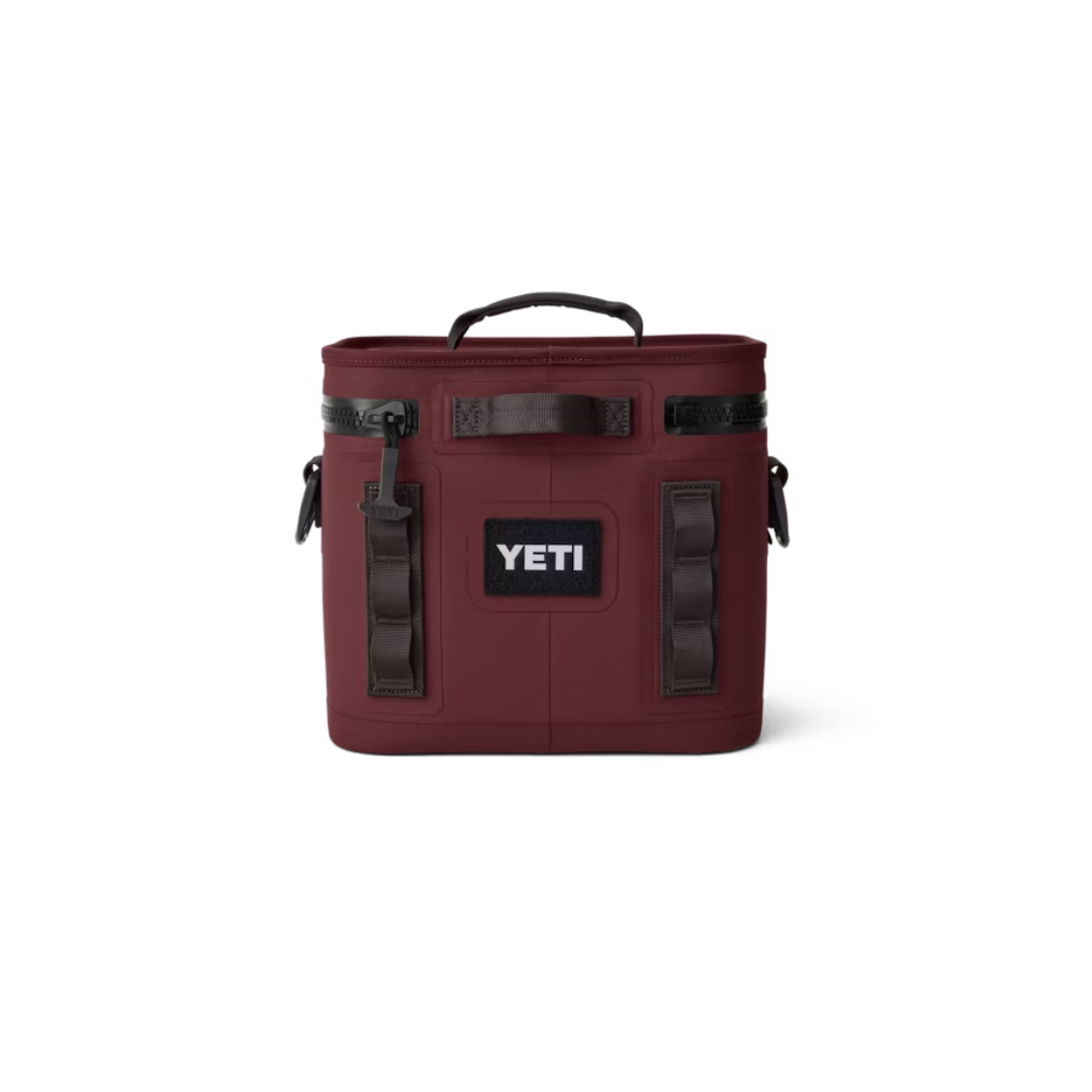 Yeti Flip 8 Wild Vine Red Hopper | Compact Ice Chest for Walks