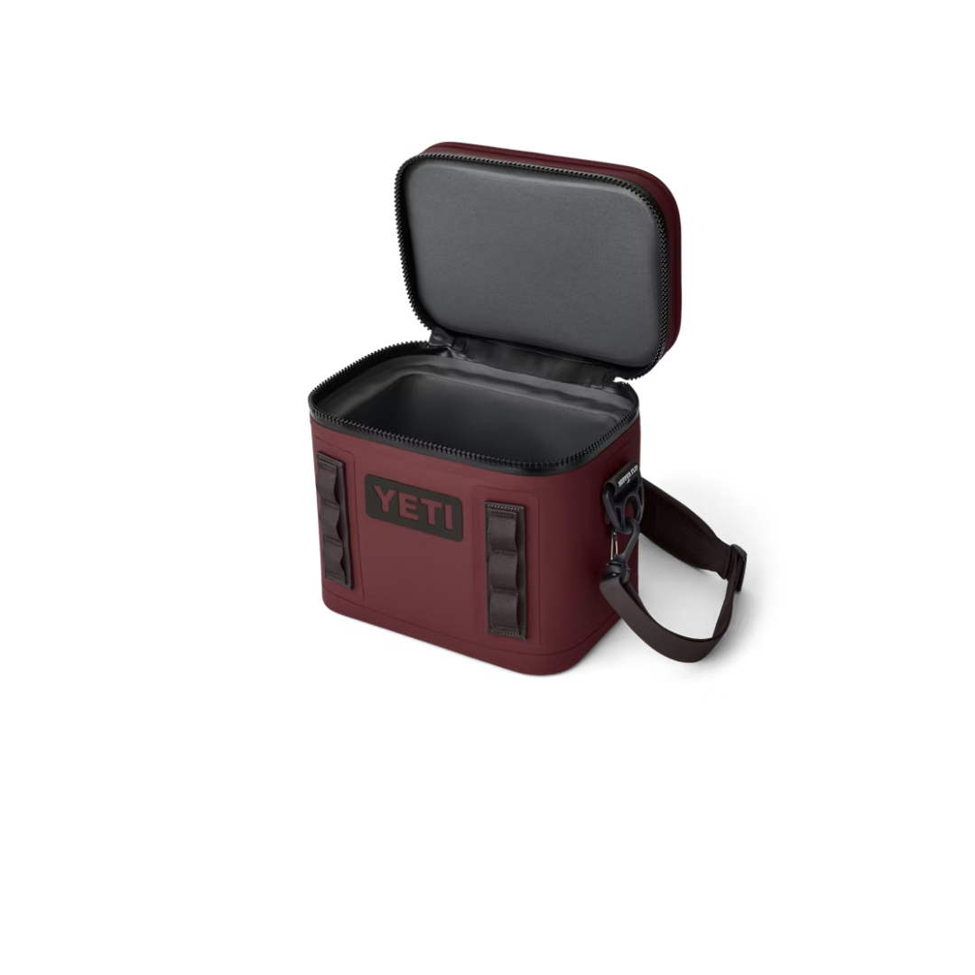 Yeti Flip 8 Wild Vine Red Hopper | Compact Ice Chest for Walks