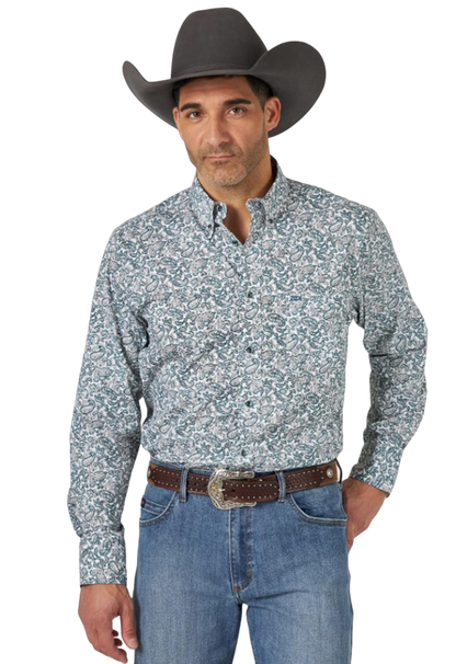 Wrangler 20X Performance Mens Paisley Shirt