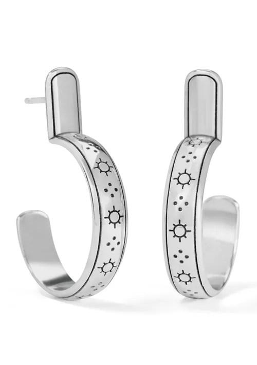 Brighton Women's Marrakesh Neutral Post Hoop Earrings