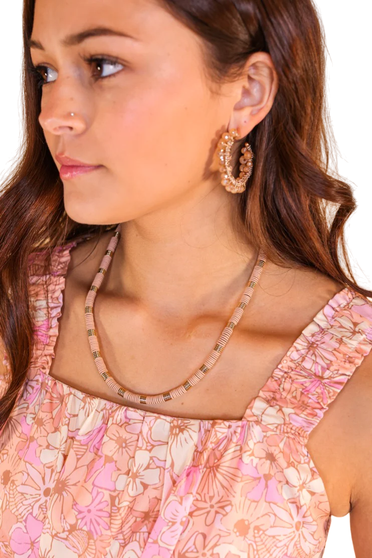 Southern Grace Women's Making Big Statements Tan Chocker Necklace