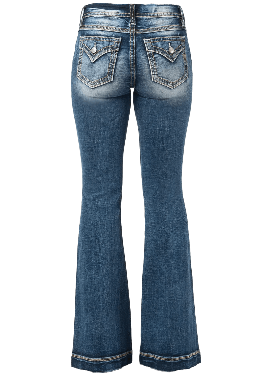 Miss Me Mid Rise Flare Jeans