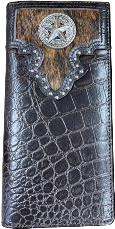 Top Notch Men's Alligator Print Wallet