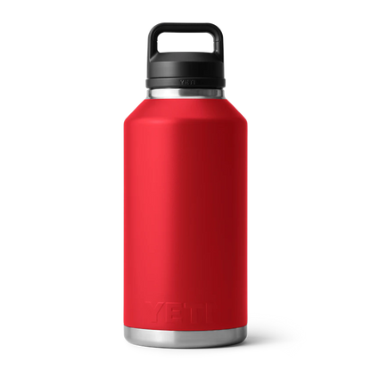 Yeti Rambler Rescue Red 64 Oz Water Bottle Chug Cap