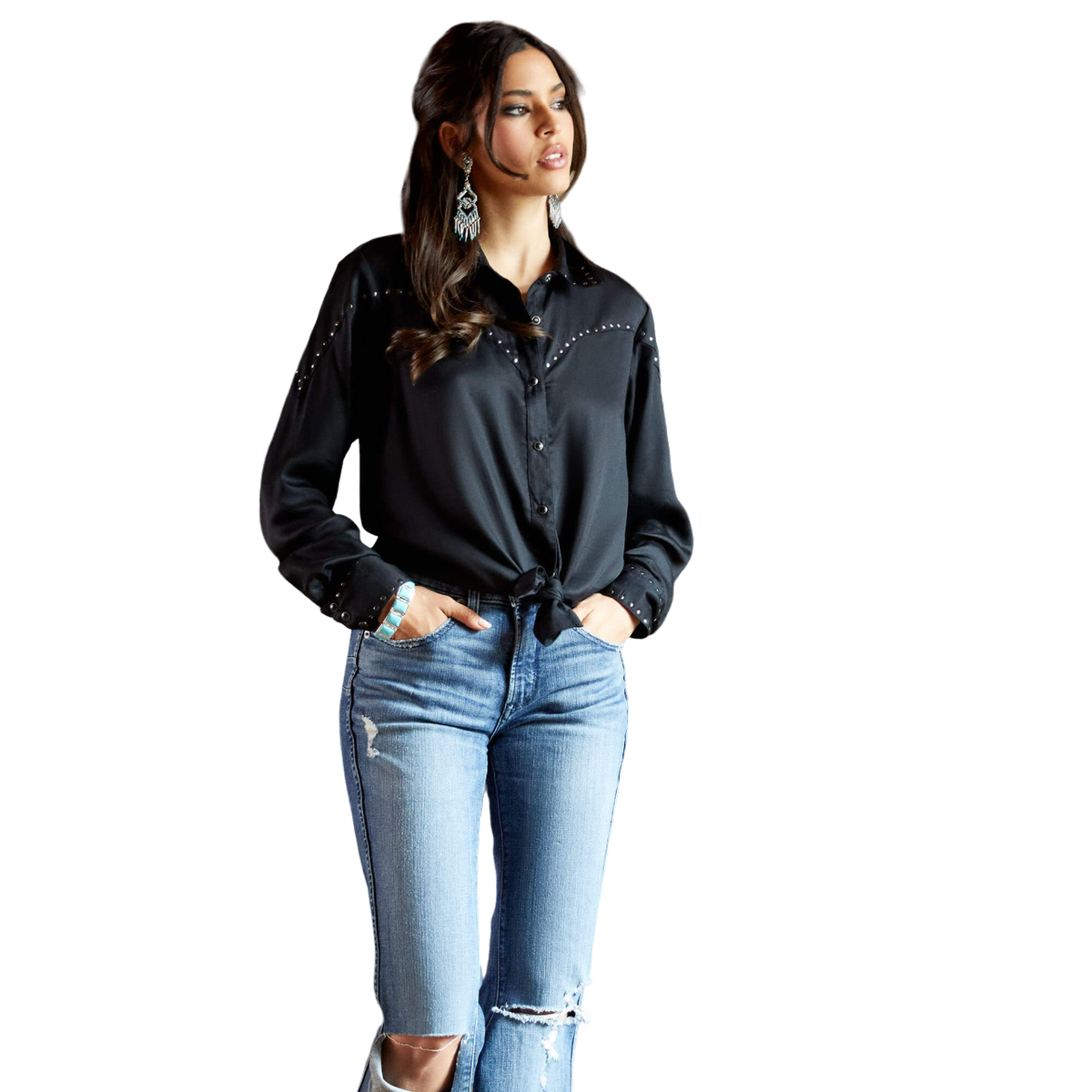 Ariat Women's Black Rhonda Shirt
