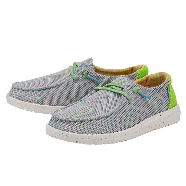 Hey Dude Women's Wendy Sox Glow Blu Casual Shoe