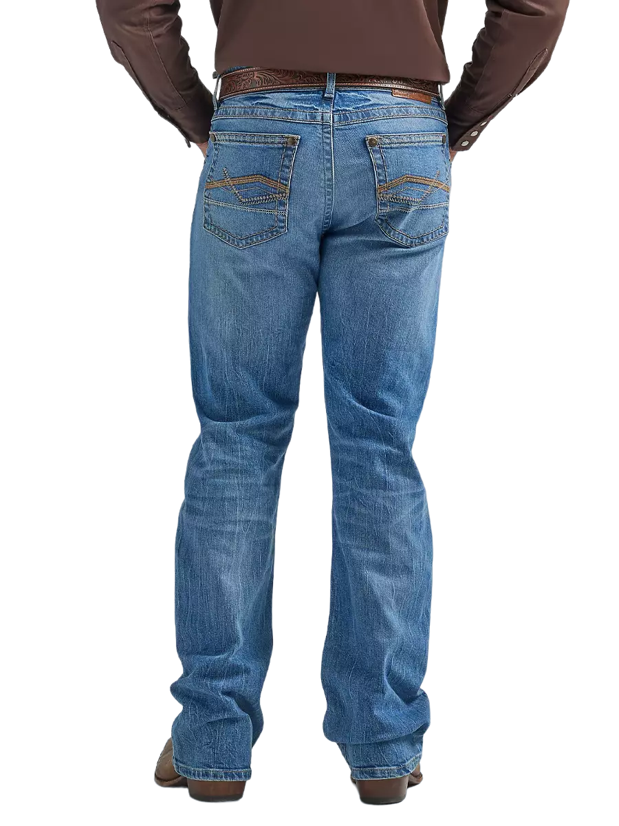 Wrangler Mens Slim Fit Bootcut Six Strings Jeans