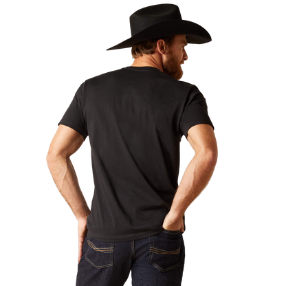 Ariat Unisex Sendero King Cow Black Tee Shirt