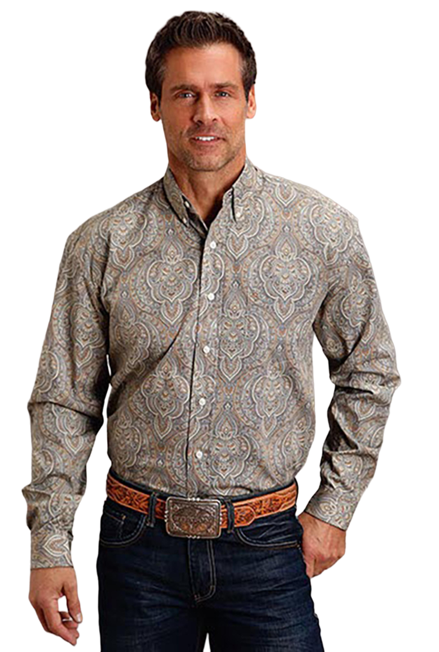 Stetson Men's Desert Paisley Shirt - Western Style and Quality