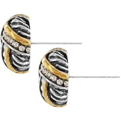 Brighton Womens Tres Twist Post Earrings