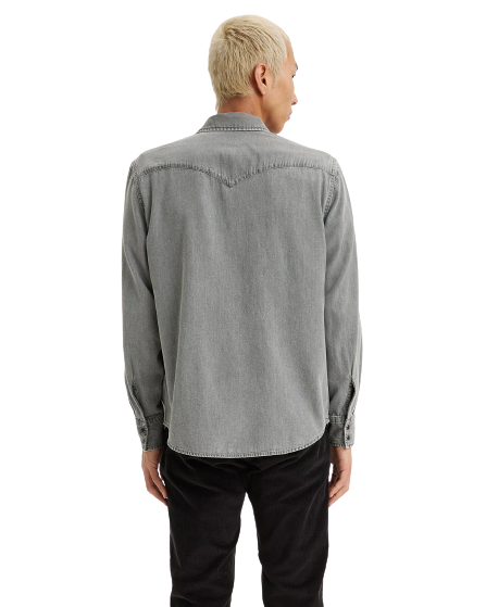 Levi's Men's Classic Western Grey Shirt