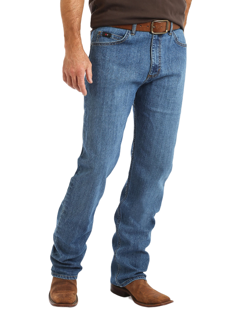 Wrangler Men's 20x Active Flex Relaxed Fit In Admiral Blue Jean