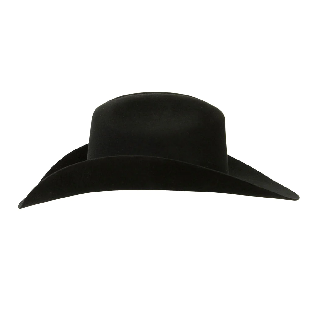 Milano Men's Black 3x Felt Hat