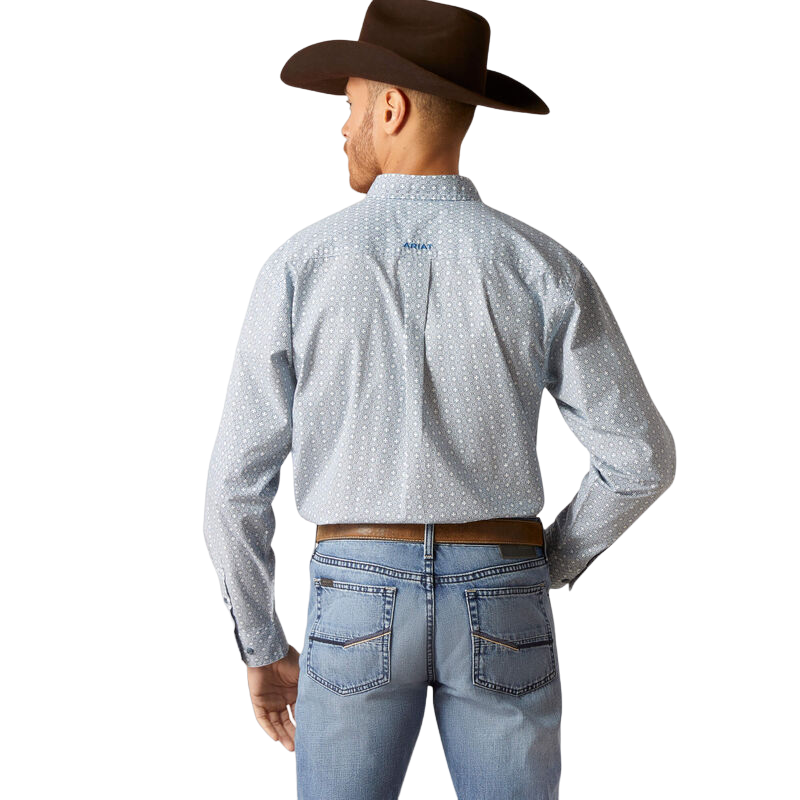 Ariat Men's Gery Classic Fit Blue Shirt