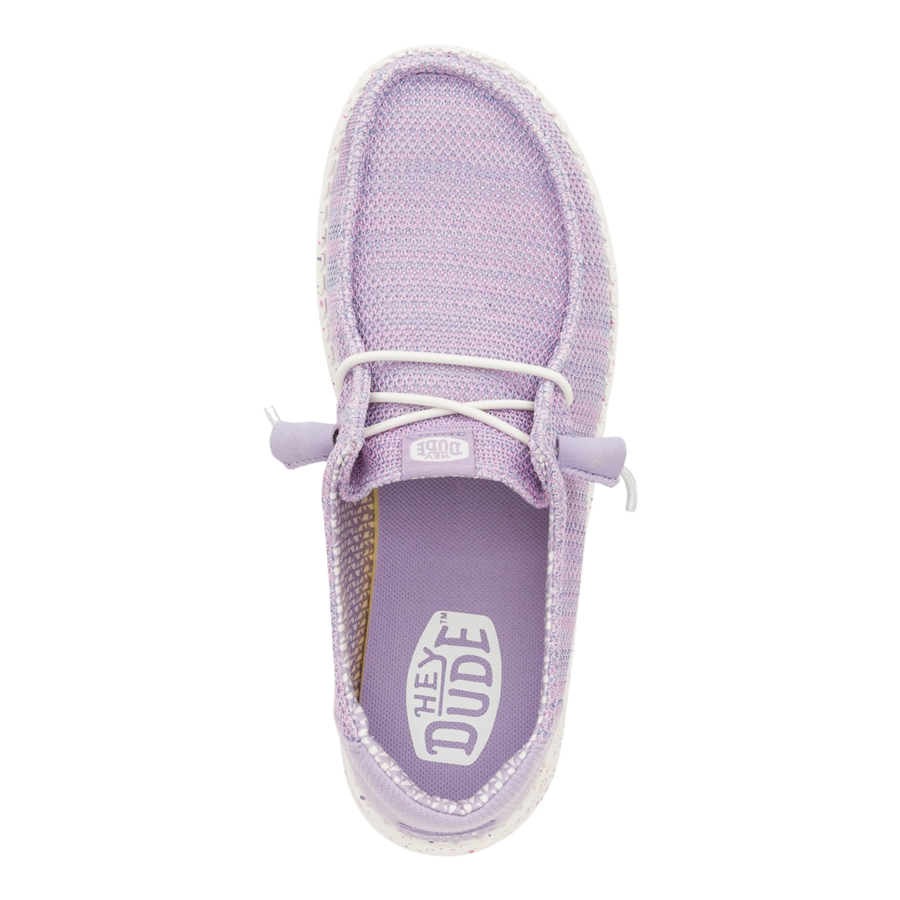 Hey Dude Women's Wendy Stretch Sox Lilac Shoes