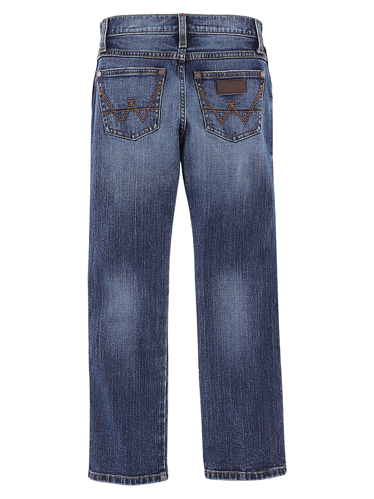 Wrangler BOY's Retro Slim Straight Blue Jeans