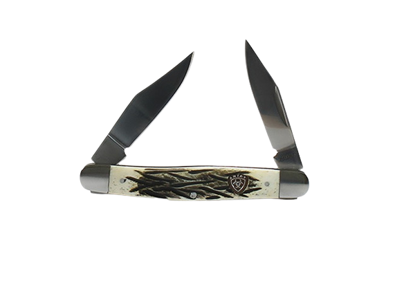 Ariat Muskrat Acc Knives Steel Folding Knife