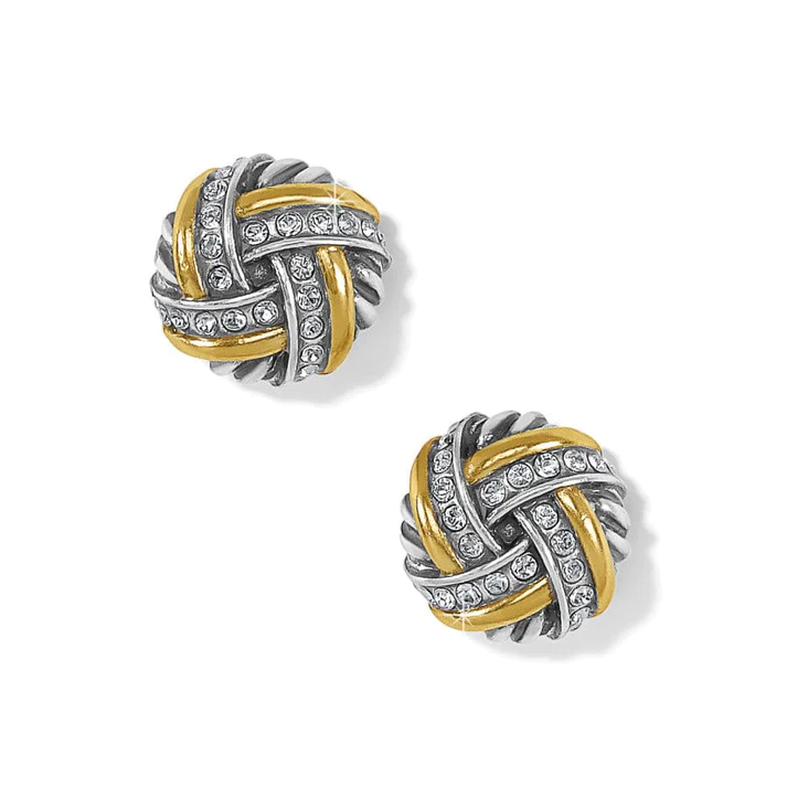 Brighton Womens Tres Twist Post Earrings