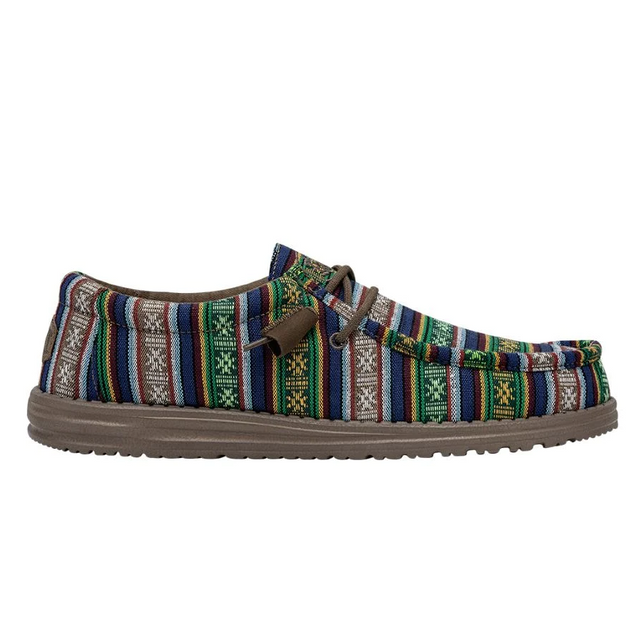 Hey Dude Men's Wally Serape Blue Canyon Shoes