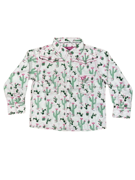 Cowboy Hardwear Infant Boy's Floral Cactus Multicolor Shirt