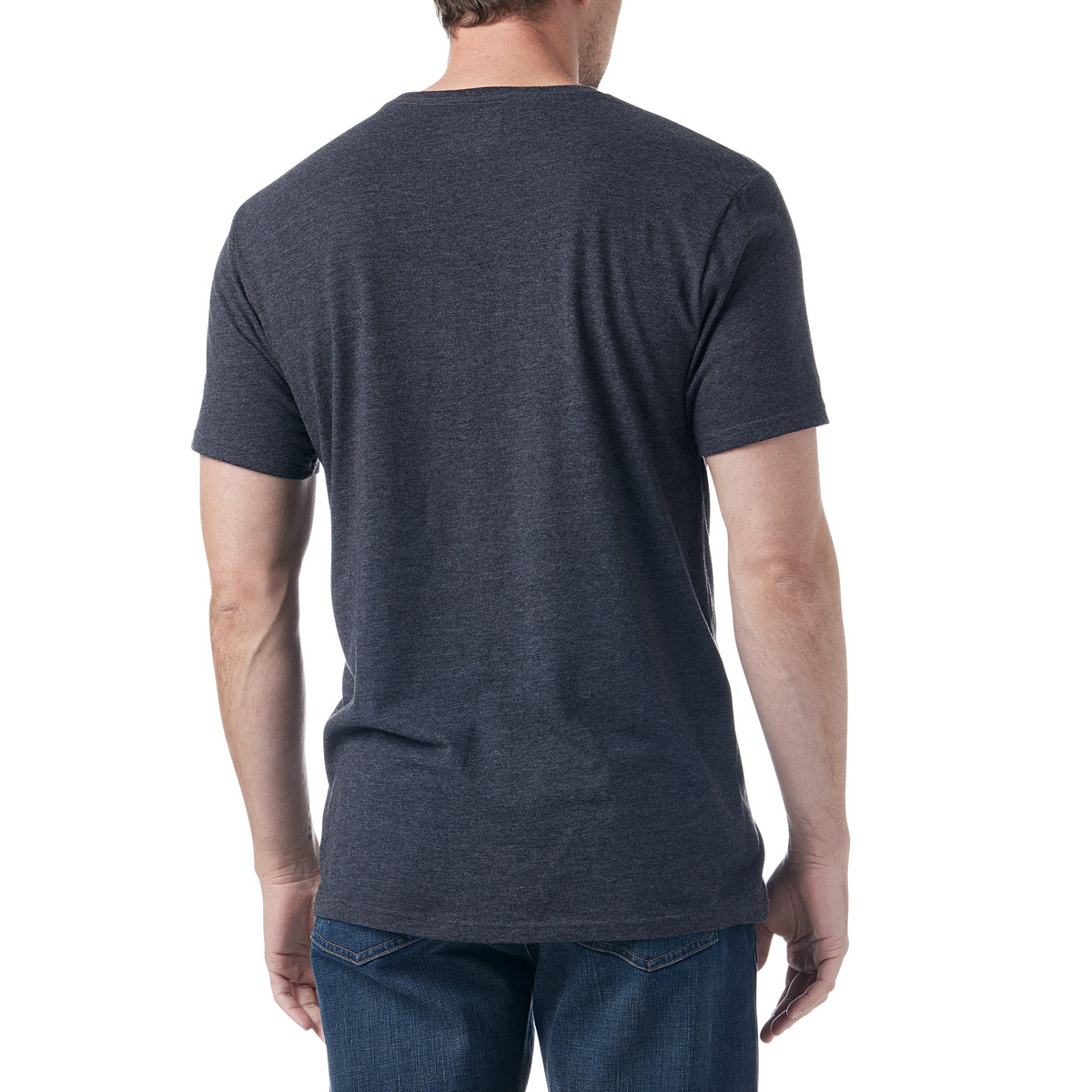 Wrangler Men's Yellowstone Dutton Ranch Wolf Grey Tee Shirt