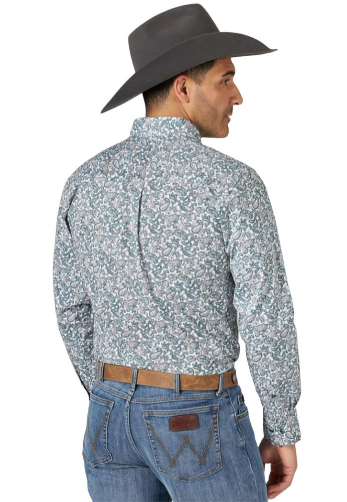 Wrangler 20X Performance Mens Paisley Shirt