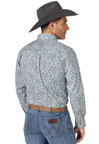 Wrangler 20X Performance Mens Paisley Shirt