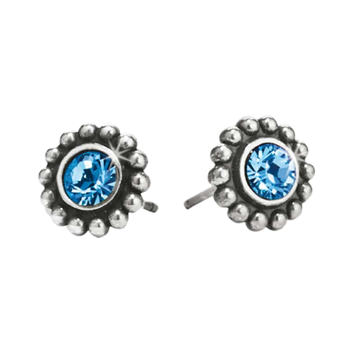 Brighton Women's Blue Twinkle Mini Post Earrings