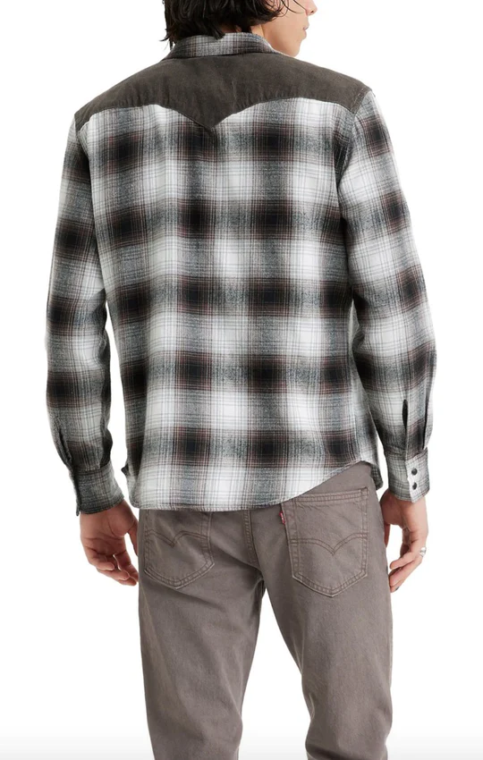 Levi's Men's Classic Western Standard Harvey Plaid Shirt