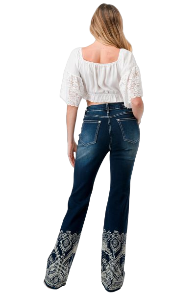 Grace Women's in LA Dark Wash Bootcut Women's Jeans