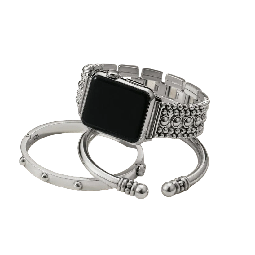 Studded Silver Band for Apple Watch The Boot Jack's Brighton