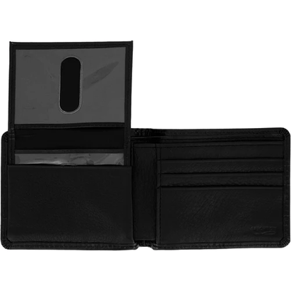 Leegin Men´s Black Print  Passcase Wallet