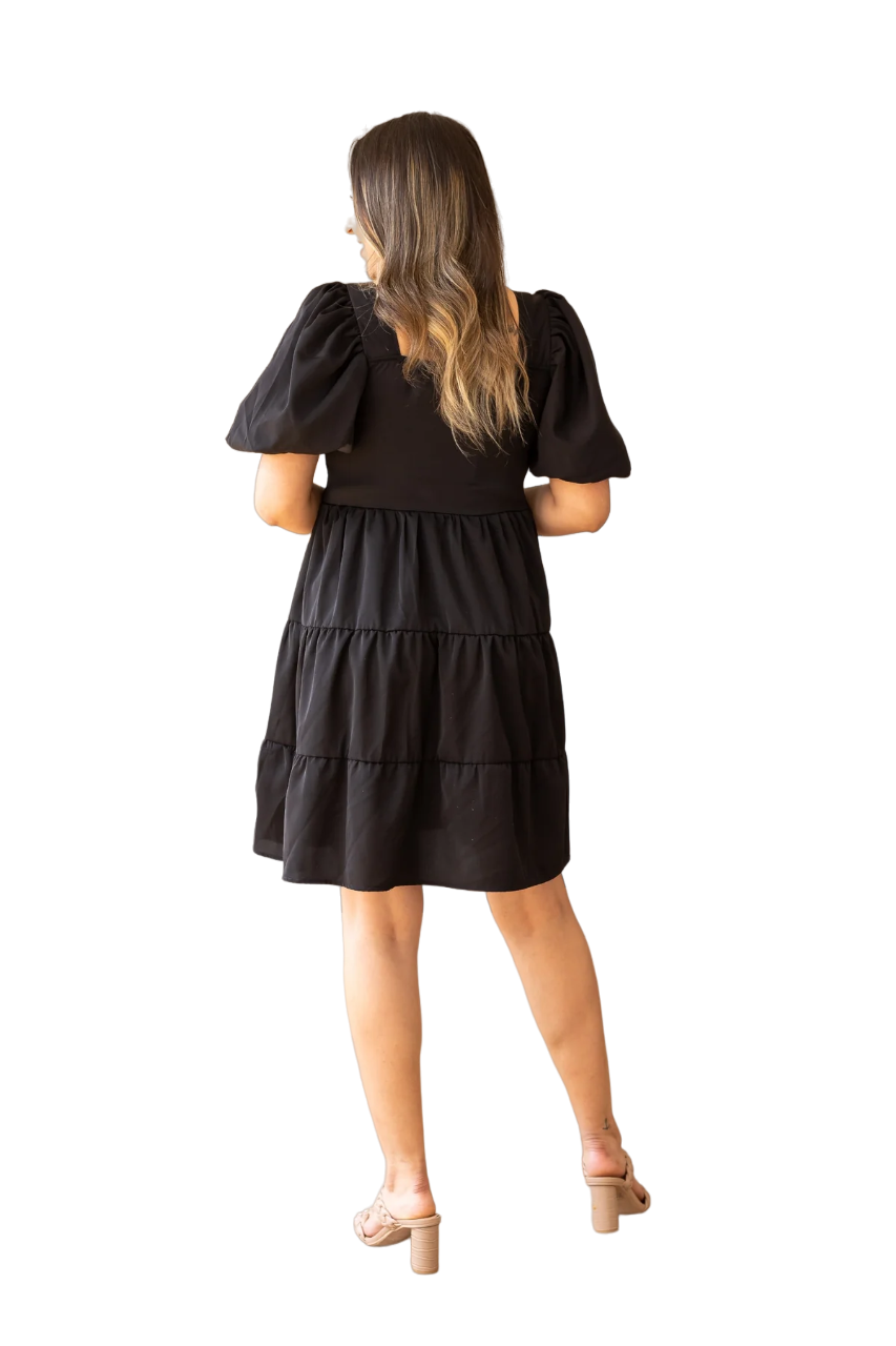 Southern Grace Women's Breeze-kissed Black Dress