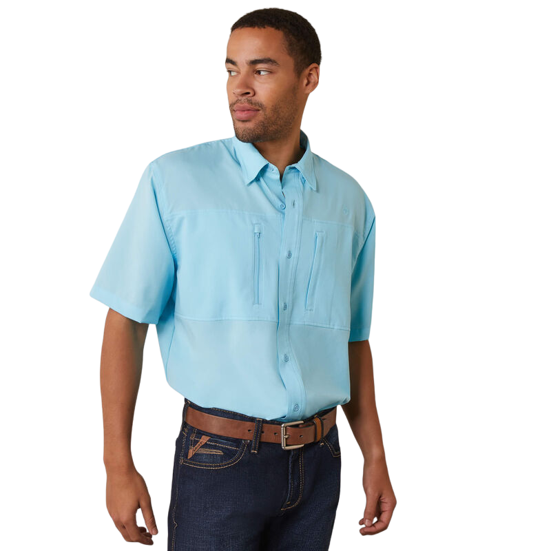 Ariat Men's VenTEK Classic Turquoise Shirt