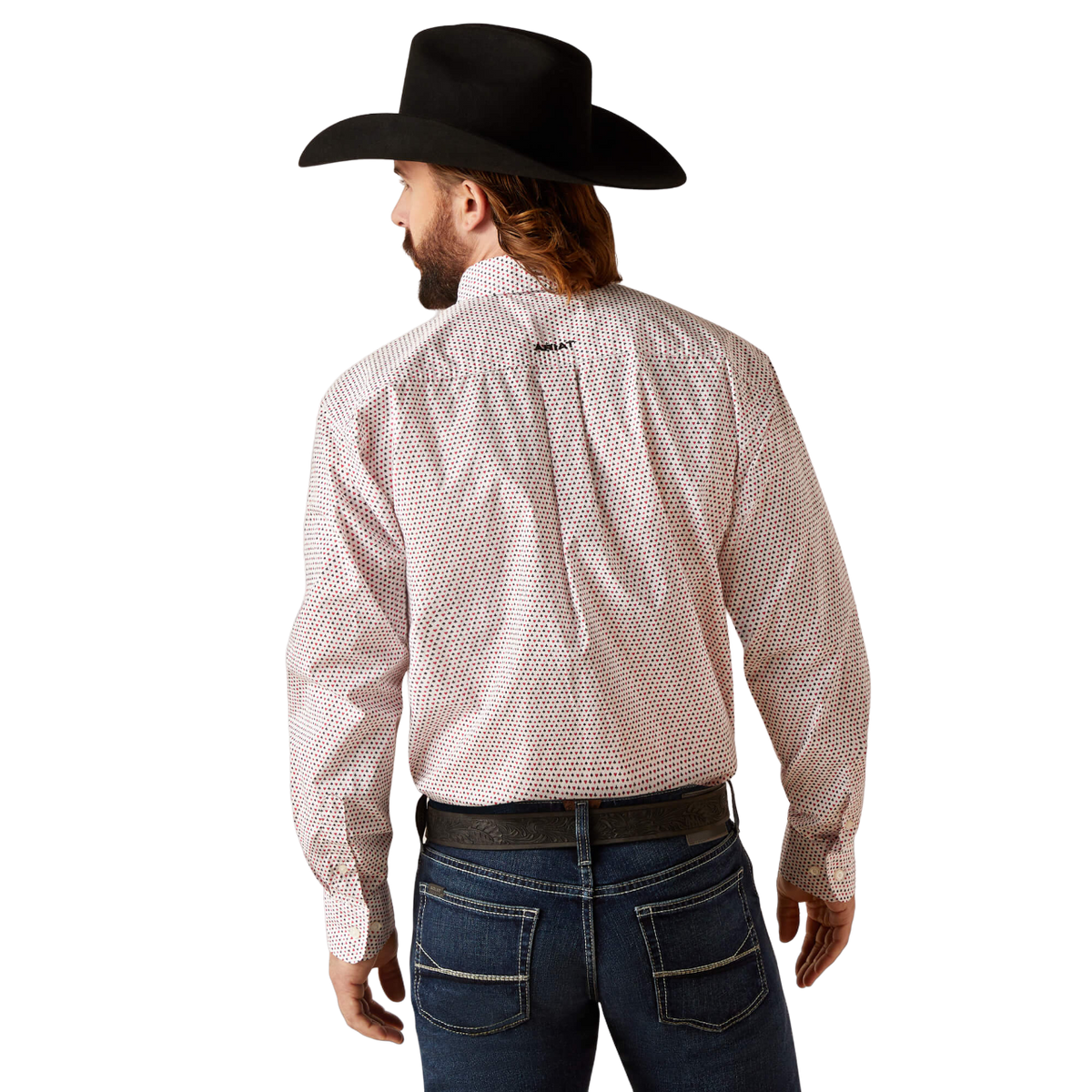 Ariat Men's Neithan Classic Fit White Shirt