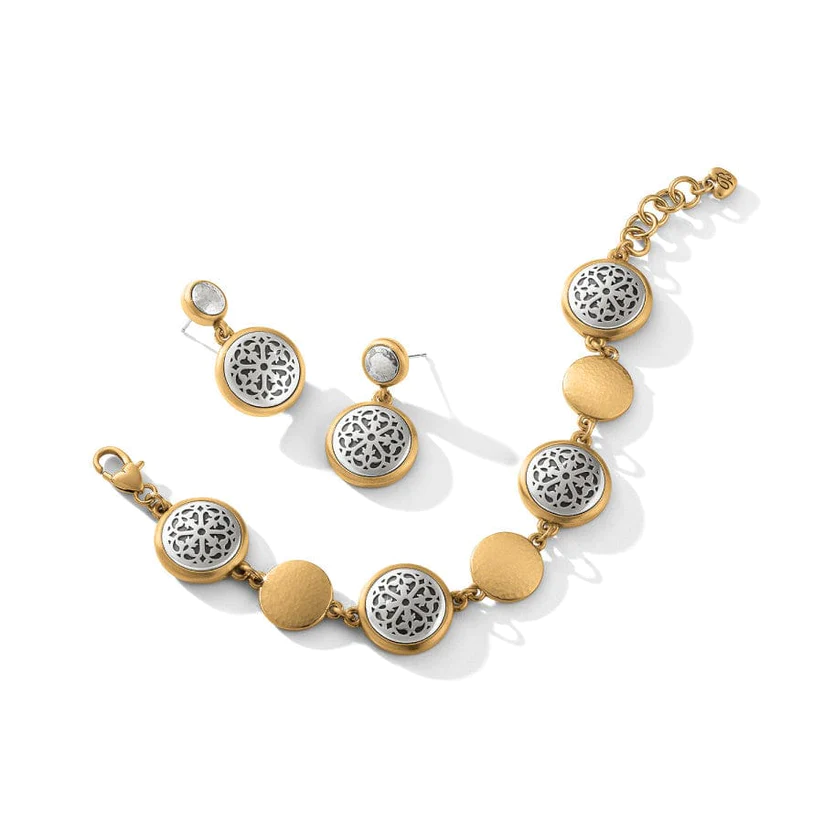 Brighton Women's Ferrara Two Tone Luce Link Bracelet