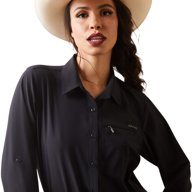 Ariat Women's Black Ventek Stretch Shirt