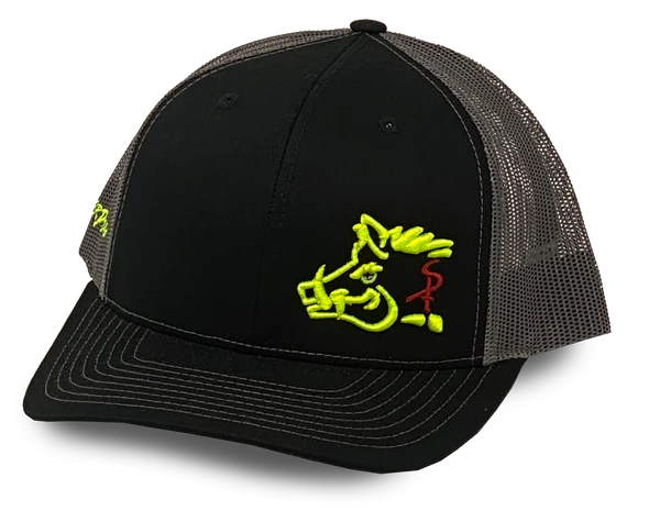 OIl Field Hats Men´s Embroidered Black Cap