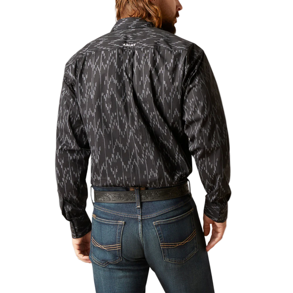 Ariat Men's Clothing Shea Classic Fit Black Shirt