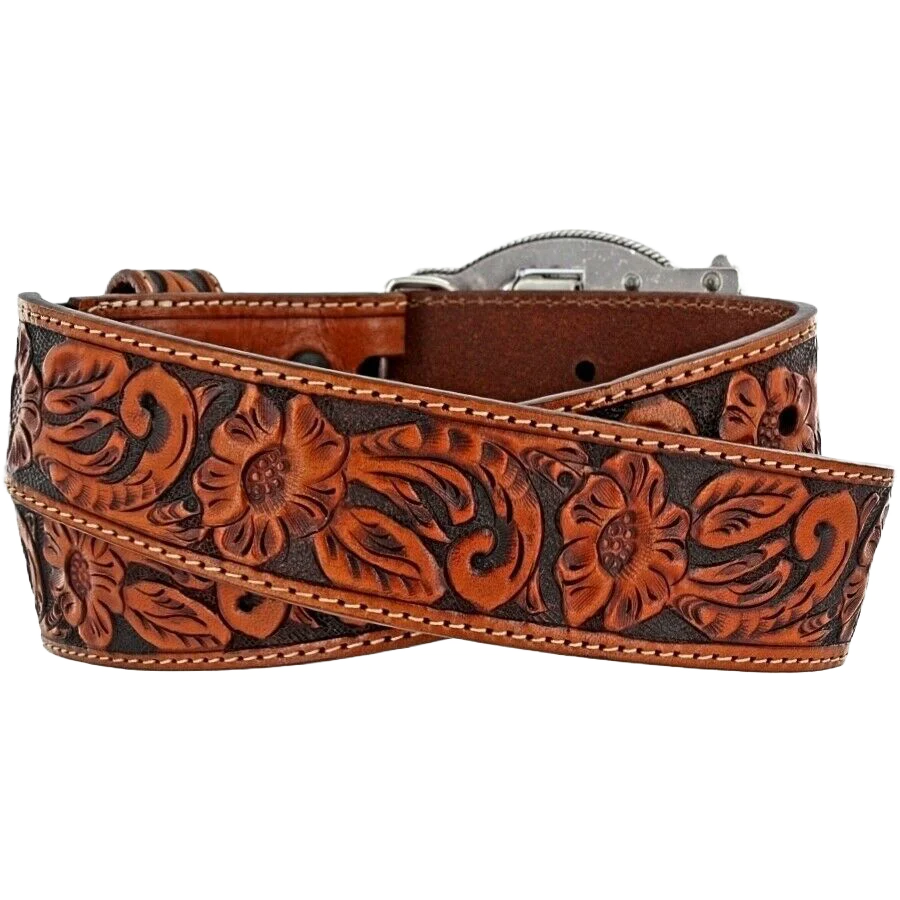 The Boot Jack -Justin Brand Youth Unsex Lil Trigger Peanut Brown Belt The Boot Jack -Justin Brand Youth Unsex Lil Trigger Peanut Brown Belt