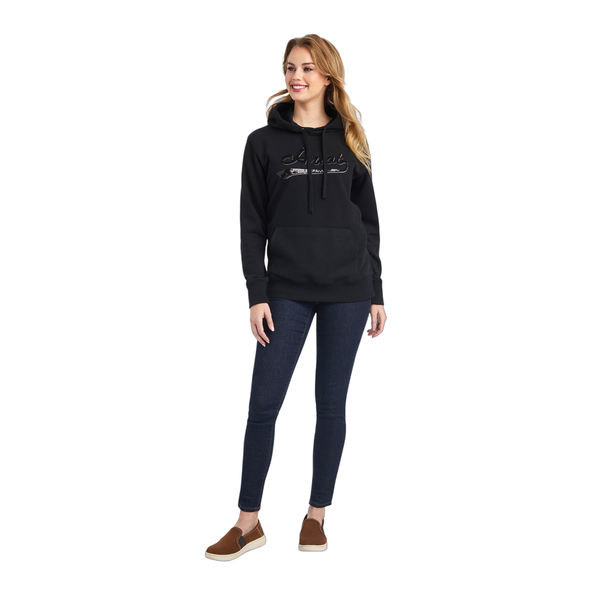 Ariat Women's Black Real Sequin Logo Hoodie