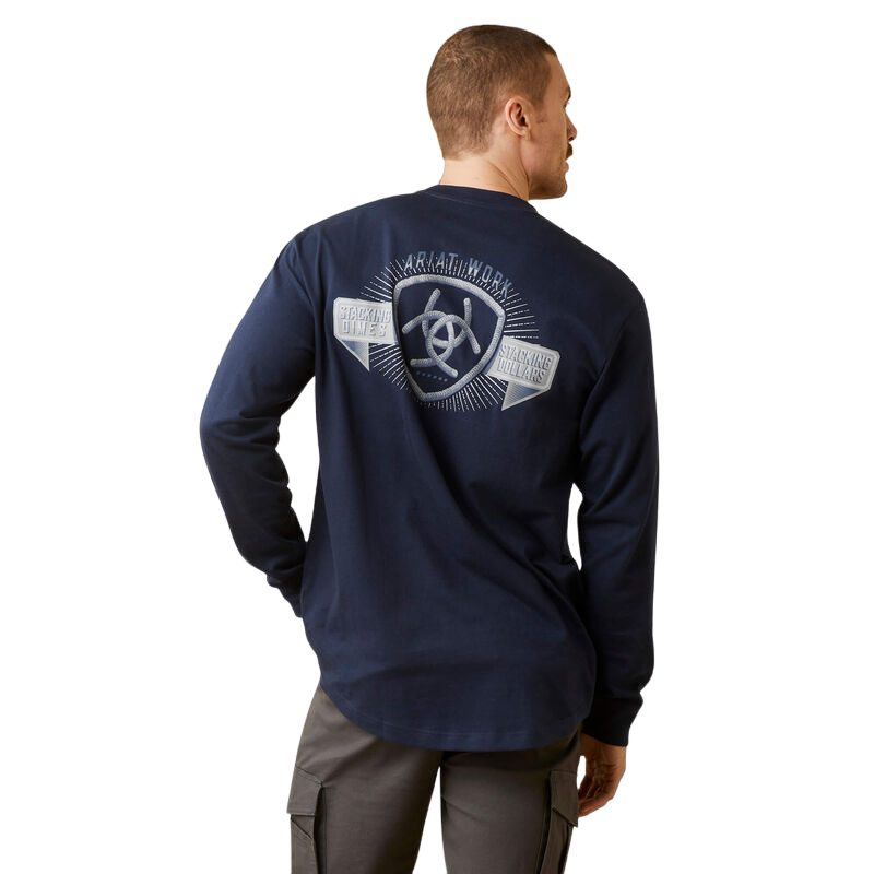 Ariat Men's Rebar Cotton Strong Stacking Dimes T-shirt