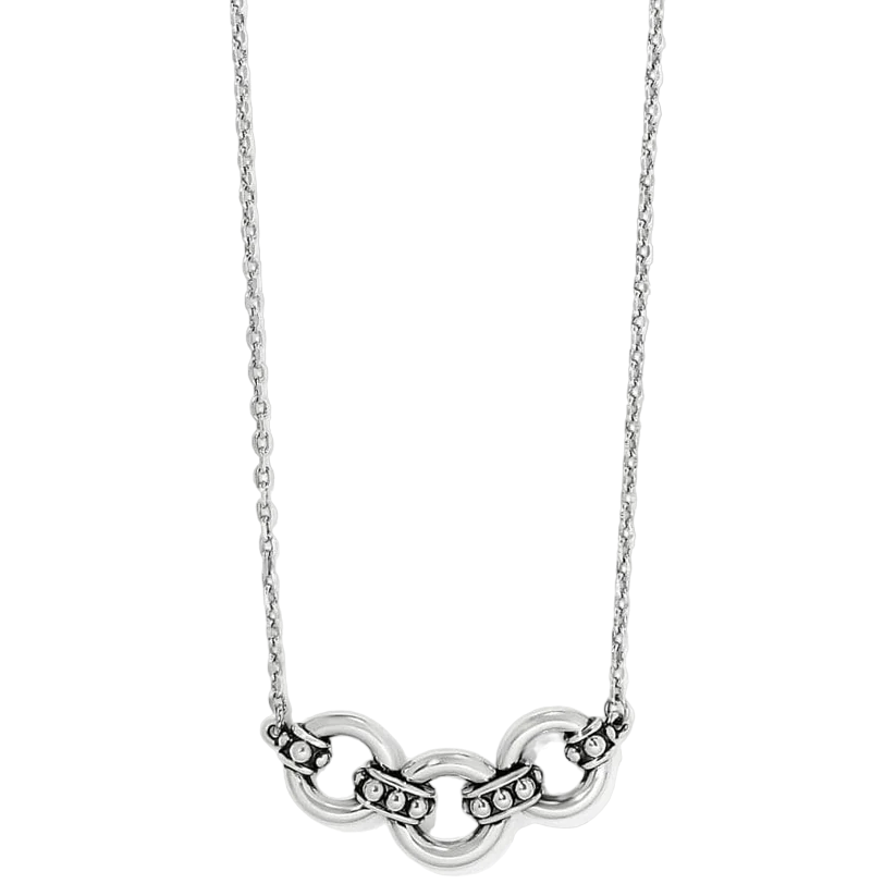 Brighton Women's Pretty Tough Stud Trio Necklace