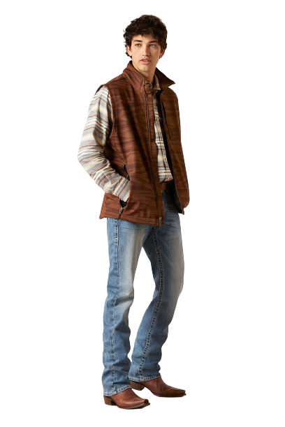 Ariat Men's Logo 2.0 Chimayo Shaved Chocolate Vest